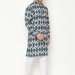 Hangup Men Printed Kurta with Pyjama Set image 5