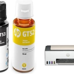 HP 523 ORIGINAL INK FOR HP 523 SMART TANK INK TANK ALL IN ONE PRINTER Black & Yellow Ink Bottle-image-97