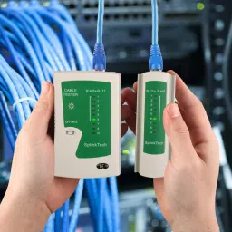 BALRAMA RJ45 and RJ11 LAN Ethernet Network Cable Tester RJ 45 Cat5 Cable Tester Lan Adapter image 5