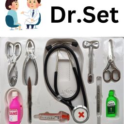 All-in-One Doctor Kit in Metallic Case for Kids-image-81