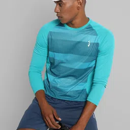Campus Sutra Colourblocked Long Sleeves T-shirt-image-20