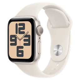 Apple Watch SE GPS with Starlight Sport Band - S/M (40mm Retina LTPO OLED Display, Starlight Aluminium Case)-15