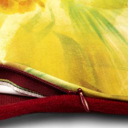 BIANCA Multicoloured Set of 2 Floral Square Cushion Covers image 5