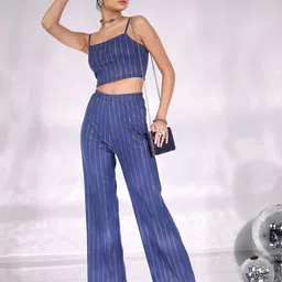 Tokyo Talkies Multi Sequin Pant Set Co-Ords-picture-46