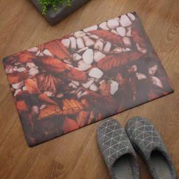 hosta homes Multicolor Abstract PVC 16 x 24 Inches Anti Skid Door Mat-picture-45