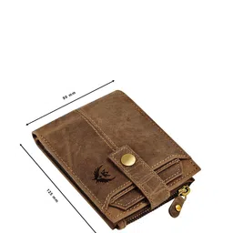 LORENZ Men Leather Two Fold Wallet image 3