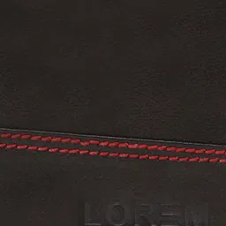 LOREM Men Brown Textured Two Fold Wallet image 5