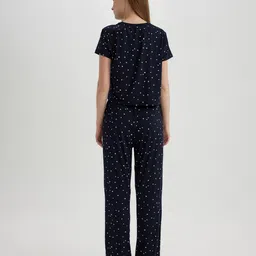 DeFacto Conversational Printed Top & Pyjama image 5