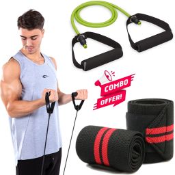 Sports & Fitness combo Toning tube & Wrist Band Gym & Fitness Kit. Fitness Accessory Kit Kit-image-54