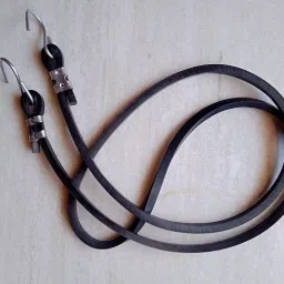 long lasting Rope Sides Steel clamp Strong Rope to tie Luggage for Cycle Bike4pc Black-24
