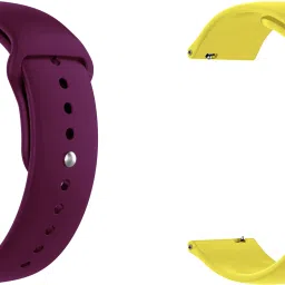 ACM Pack of 2 Watch Strap for Fire-boltt Rebel Smartwatch Belt Sports 3077196 mm Silicone Watch Strap-14