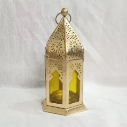 Gold Iron Table Lantern-image-26