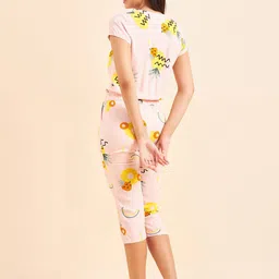 Sweet Dreams Conversational Printed Top With Capris image 5