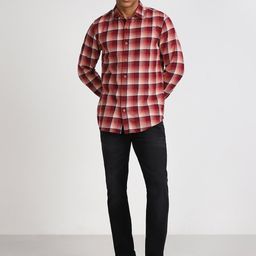 Lee Slim Fit Gingham Checked Opaque Cotton Casual Shirt-image-63