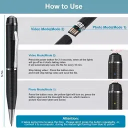 SNARIOVSN Spy Pen Camera Without Memory Card Security Camera Spy Camera image 4