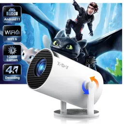 Prizmos New HY300 4K Android 11 Mini Projector HD 1GB RAM 8GB ROM WiFi Bluetooth (5000 lm / Wireless) Portable Projector-image-12