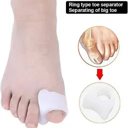 erinshop Toe Separators Ring for Overlapping Big Toes, Bunions, Alignment, Spacers image 2