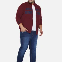 John Pride  Plus Size Printed Front Open Sweatshirt image 5