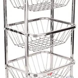 Stainless Steel Kitchen Trolley-image-56