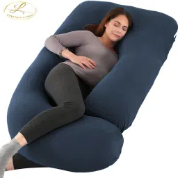 Upgrade Model Pregnancy Pillow Microfibre Solid Pregnancy Pillow Pack of 1-image-87