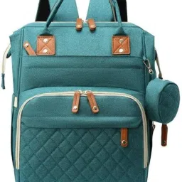 Baby Diaper Bag spacious/multi-pocket/diaper Baby Bag (Turquoise) Baby Bag-image-68