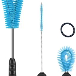 Bottle Cleaning Brushes Set 3Pcs Water Bottle Straw Cup Lid Brush for Shaker-image-59