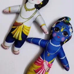 Premium Quality Special Krishna Balram Toy Combo Low Budget Kids Adult Pack of 2- 8 inch-19