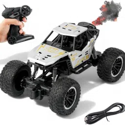 Remote Control Car For Kids With Mist Smoke Effect 2 Wd Rock Car Thar-image-49