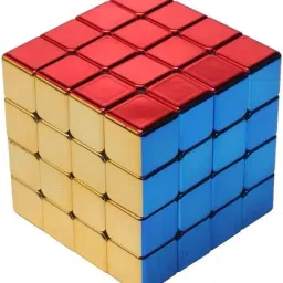 cuberkart Sengso Legend 4x4 Metallic Speed Cube 4x4x4 Mirror Reflective Magic Puzzle image 3