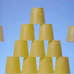 white popcorn BOLT STACKING CUP GAME-picture-41