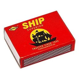Ship Matchbox Each Box - 30 Stick 1 Packet - 10 Machi's Sold by Ship image 1