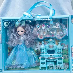 star impex Doll with Accessories and Dressing Table | Complete Doll Playset image 4