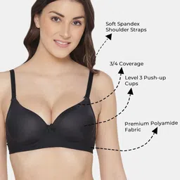 Tweens Pack Of 3 Medium Coverage Heavily Padded Bra With All Day Comfort image 5