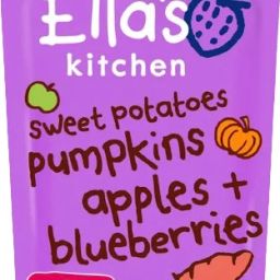 Organic Sweet Potatoes, Pumpkins, Apples + Blueberries, UK-made Vegetarian Puree Cereal-98
