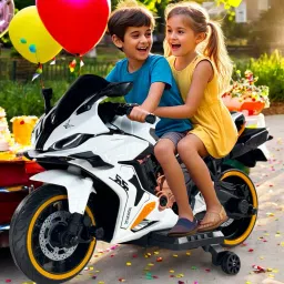Big Size Electric Motorbike USB & Music Player Toy For 3 To 12 Years Bike Battery Operated Ride On-5