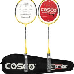 CZ 50 Twin Yellow Strung Badminton Racquet-image-53