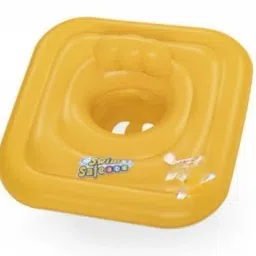 Swim Safe (IND*50) Baby Support Step A 76Cm Yellow With Free Pump Inflatable Swimming Safety Tube-30