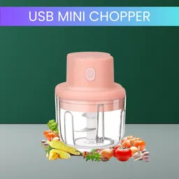 sacro Mini Rechargeable Chopper, Electric Chopper for Onion, Garlic and VegetableA214 Electric Vegetable & Fruit Chopper-picture-10