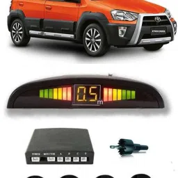 VB575 Black Car Reverse Parking Sensor with LED Display 4 Sensor V575 Parking Sensor-image-1