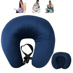 Nursing Pillow removable cover Ergonomic Breastfeeding cushion for Baby & Mom Breastfeeding Pillow-image-7