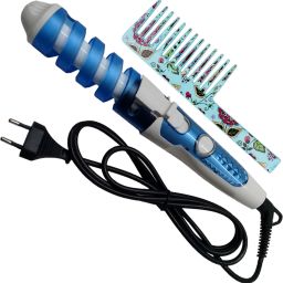 RPMG R Ceramic Coated Anti-Static Curling Maker Iron Rod Hair Styler Tool Tangle-Free Electric Hair Curler-image-67