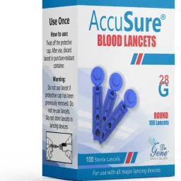 AccuSure Round Glucometer Lancets-15