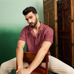 HERE&NOW Semi Sheer Checked Casual Shirt-image-99