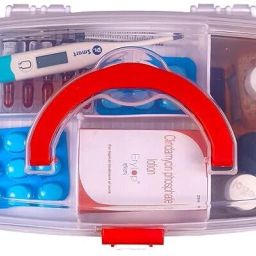 Hiyan Rectangular Medicine Box, Medical Box, First aid Box, Multi Purpose Box First Aid Kit-image-33