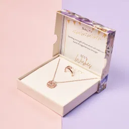 Stainless Steel Rose Gold Jewel Set-image-8
