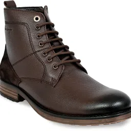 Genuine Premium Leather Luxury High-Top Ankle Boots For Men-image-29