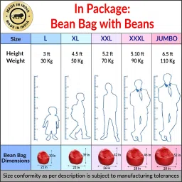 flipkart perfect homes studio XXXL Classic Black and Red Check Design Teardrop Bean BagWith Bean Filling image 2