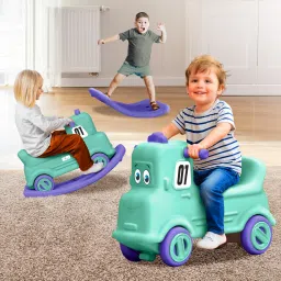 Rock N Ride Push Ride-on for Kids with Injury Free Round Edges and Silent Wheels Rideons & Wagons Non Battery Operated Ride On-5