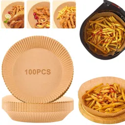 100Pcs Disposable Paper Liner, Non-stick, Baking Paper & Oil-proof Paper Air Fryer-image-71
