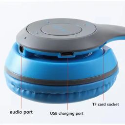 f ferons Wireless Foldable Sports Stereo With Microphone & Memory Card Supported Bluetooth Headset image 2